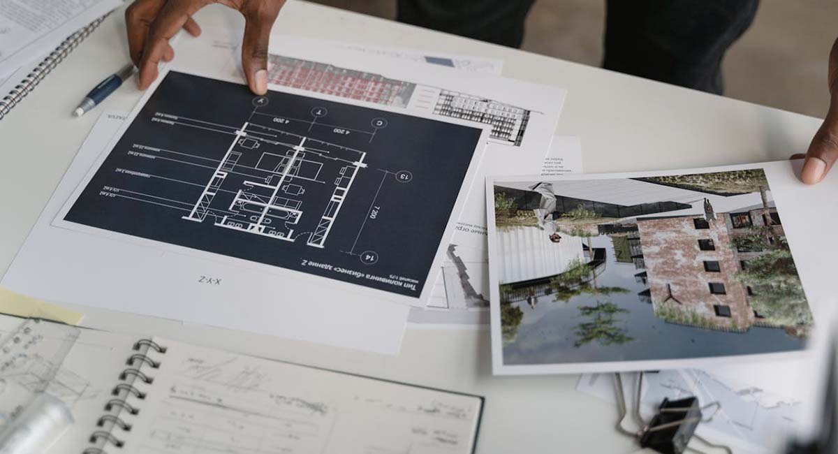 Architect Blueprint Photo